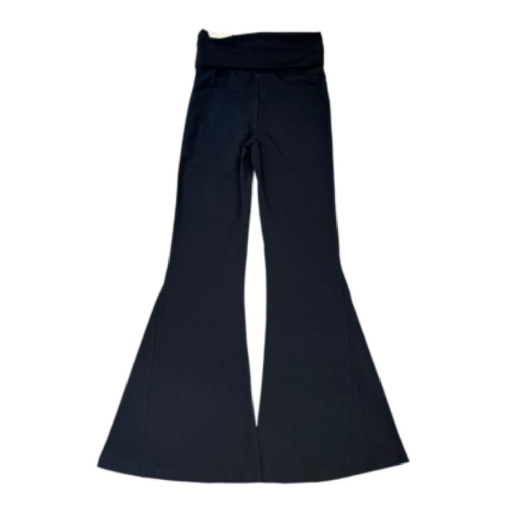 Women's Black Flared Leggings